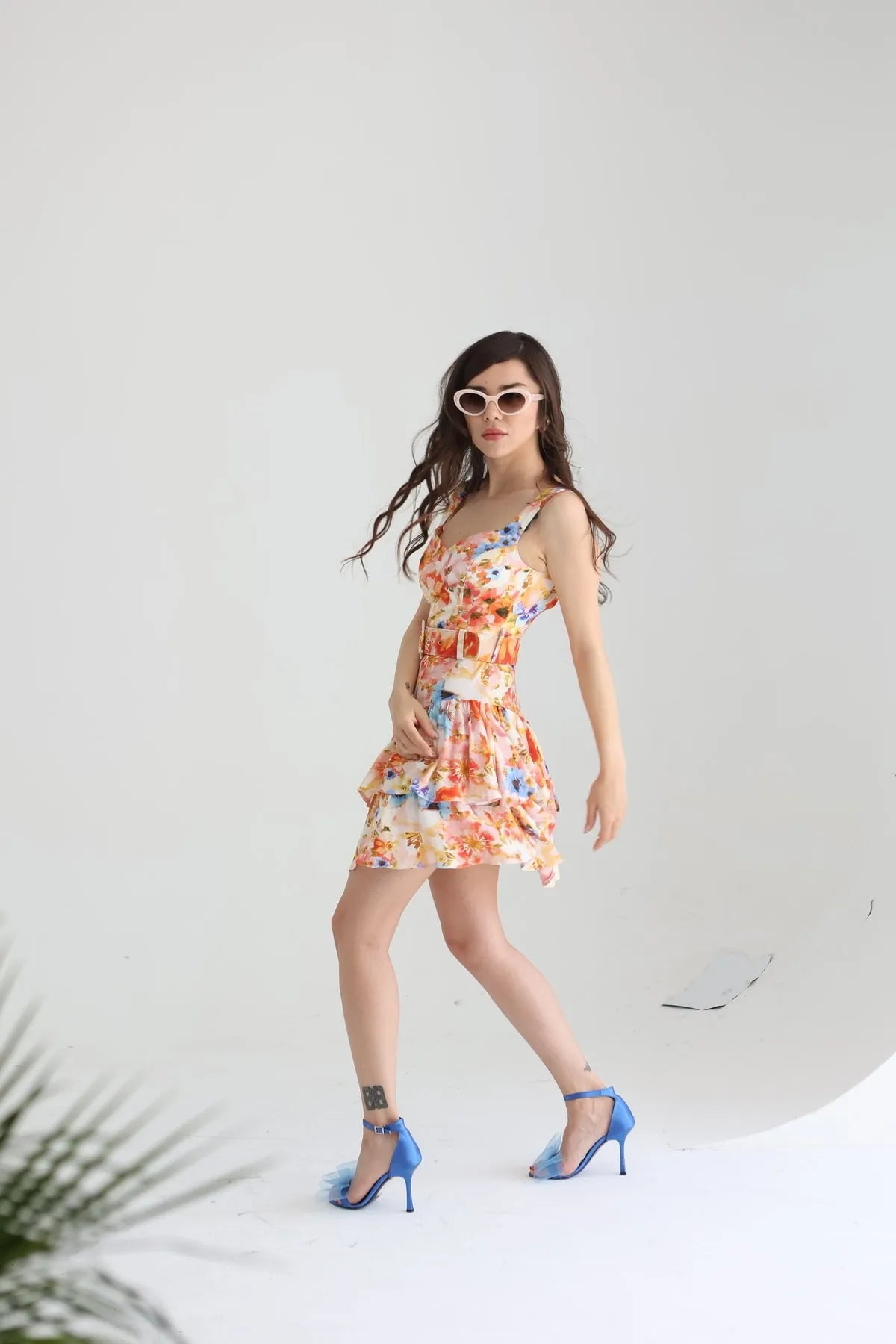 Sofia Çiçekli Elbise